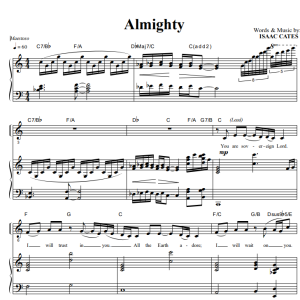 Sheet Music - Almighty